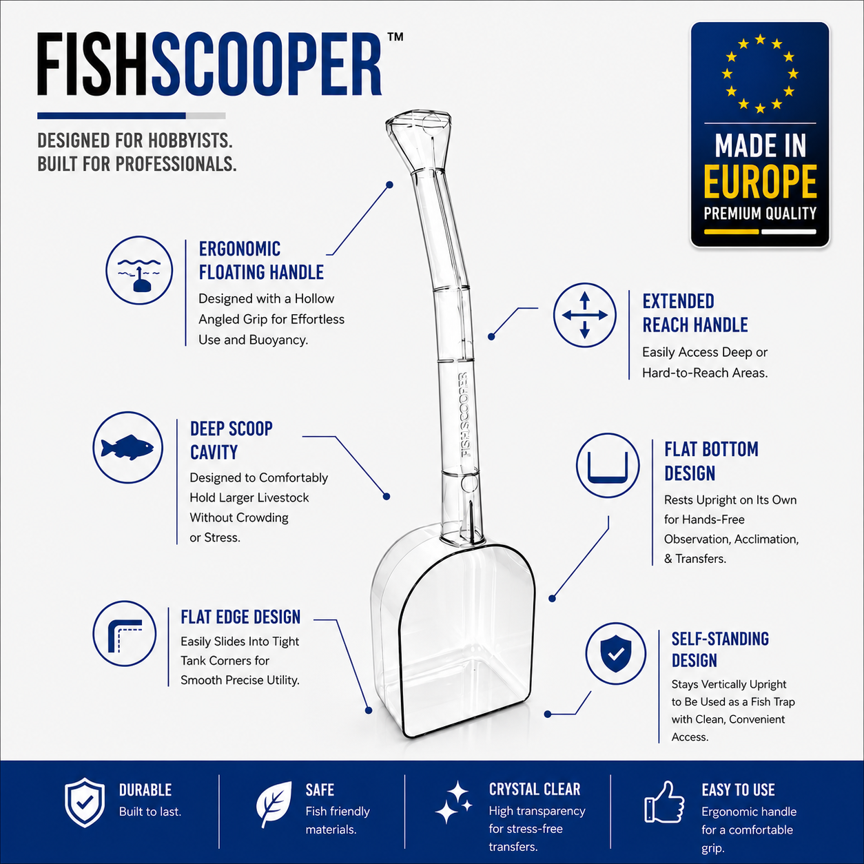 Fish Scooper, Aquarium Net, Fish Trap, Floating Fish Net, Axolotl Tank Accessories, Aquarium Cleaning Tools, Photography, Tool, Aquarium Accessories, Breeder Box