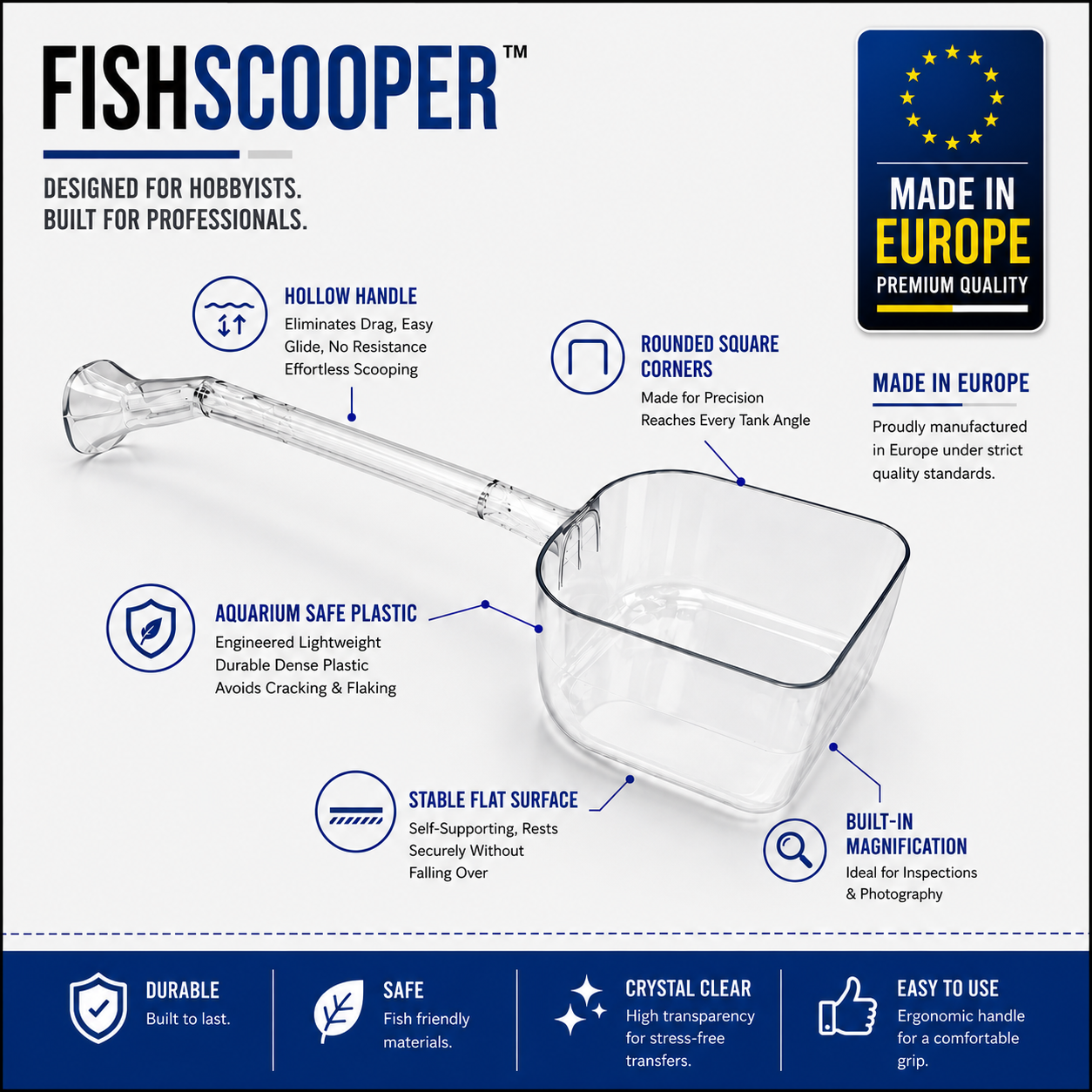 Fish Scooper, Aquarium Net, Fish Trap, Floating Fish Net, Axolotl Tank Accessories, Aquarium Cleaning Tools, Photography, Tool, Aquarium Accessories, Breeder Box