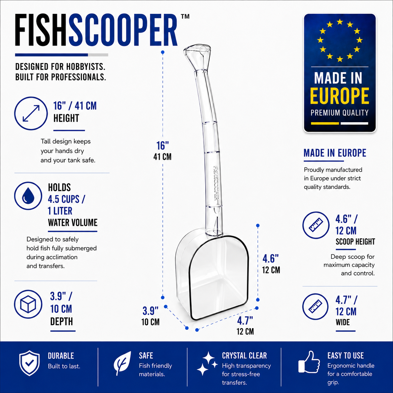 Fish Scooper, Aquarium Net, Fish Trap, Floating Fish Net, Axolotl Tank Accessories, Aquarium Cleaning Tools, Photography, Tool, Aquarium Accessories,
